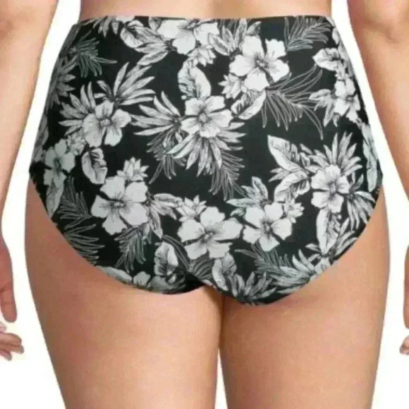 Time and Tru Floral High Rise Bottoms 3X 24W-26W NWT - Picture 2 of 9